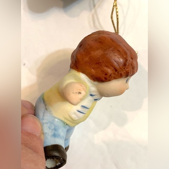 1984 Cabbage Patch Kids OAA Inc Porcelain Christmas Tree Ornament W/Tag - Picture 3 of 4